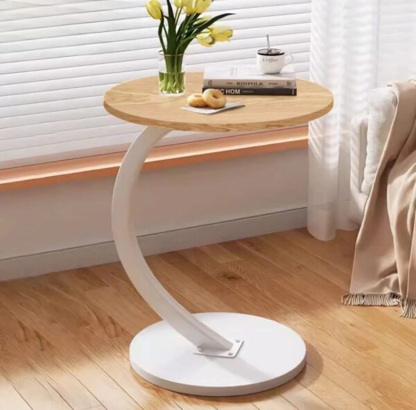 Round Side Table – Modern Design & Stable Base - Image 6