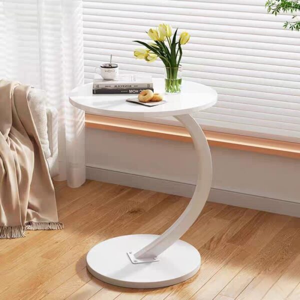 Round Side Table – Modern Design & Stable Base - Image 2