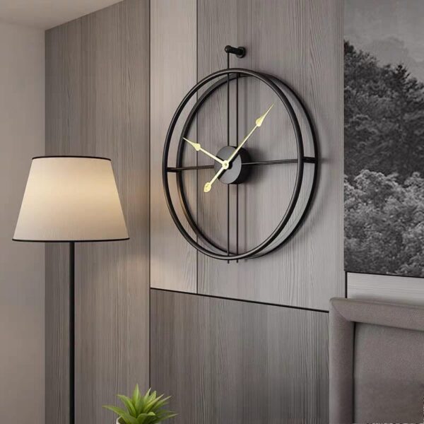 Modern Steel Wall Clock – Elegant Minimalist Design - Image 5