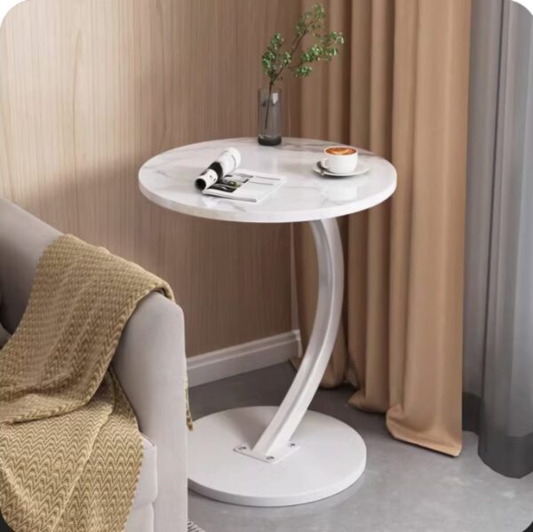 Round Side Table – Modern Design & Stable Base - Image 4