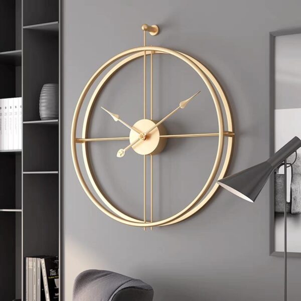 Modern Steel Wall Clock – Elegant Minimalist Design - Image 4