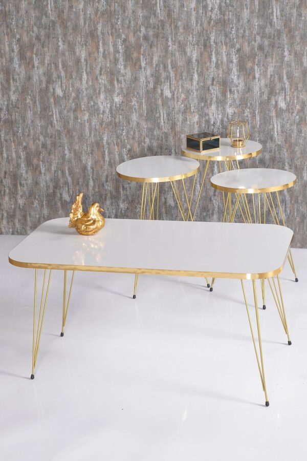 Milano Round – 4-Piece Table Set with Center Table (Oval or Rectangular) - Image 4