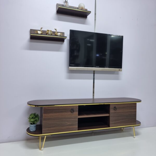 Vento TV Stand – with 2  Wall Shelves - Image 5