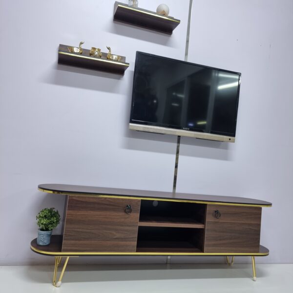 Vento TV Stand – with 2  Wall Shelves - Image 6