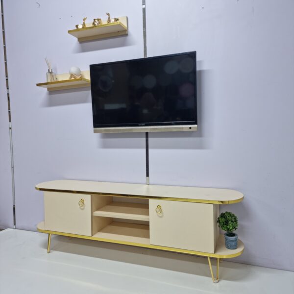 Vento TV Stand – with 2  Wall Shelves - Image 2