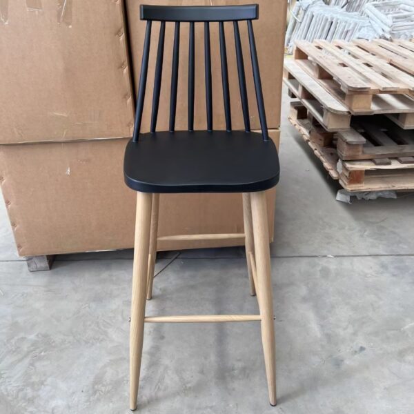 Modern Bar Chair with Steel Legs - Image 6