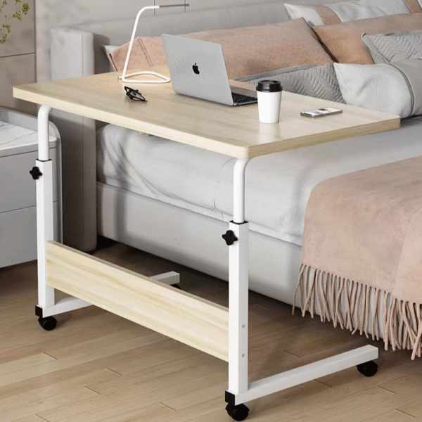 Adjustable Mobile Side Table – Ideal for Bed or Sofa - Image 4