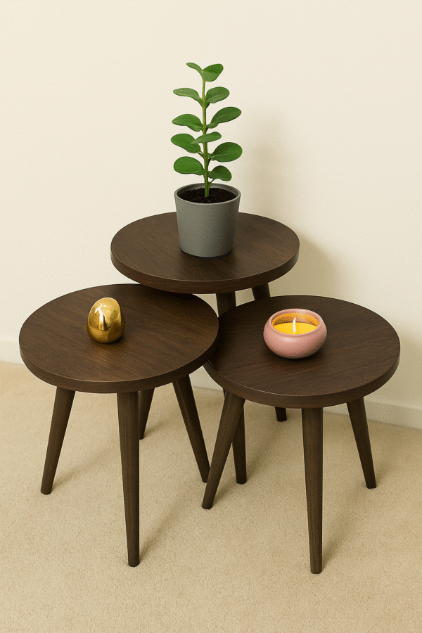 Marno – 3 Round Side Tables Set - Image 6