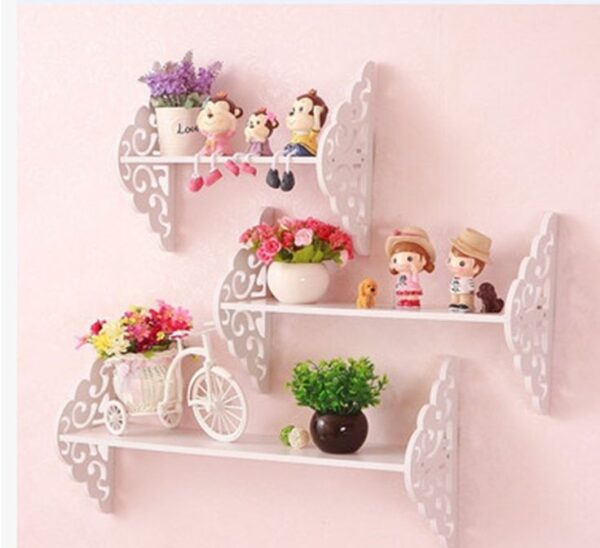 Wall Shelves – 3-Piece Set (Cloud or Carved Design) - Image 4