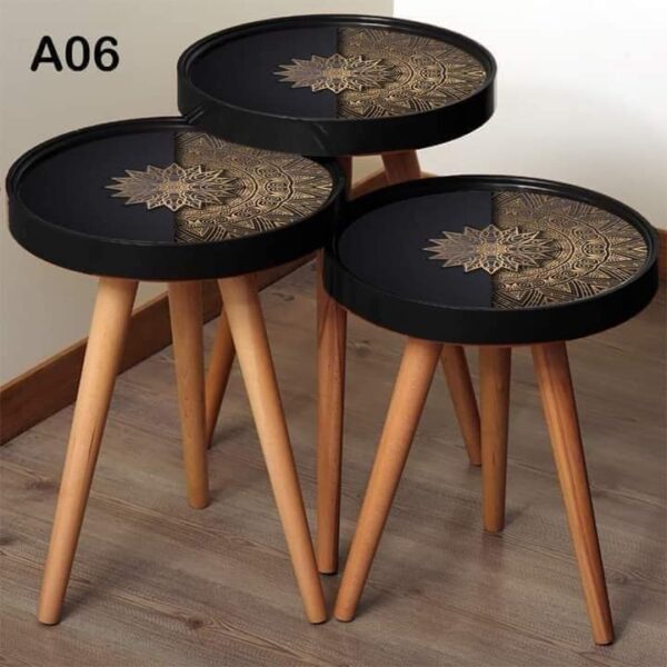 Marno 3D – Set of 3 Round Side Tables - Image 7