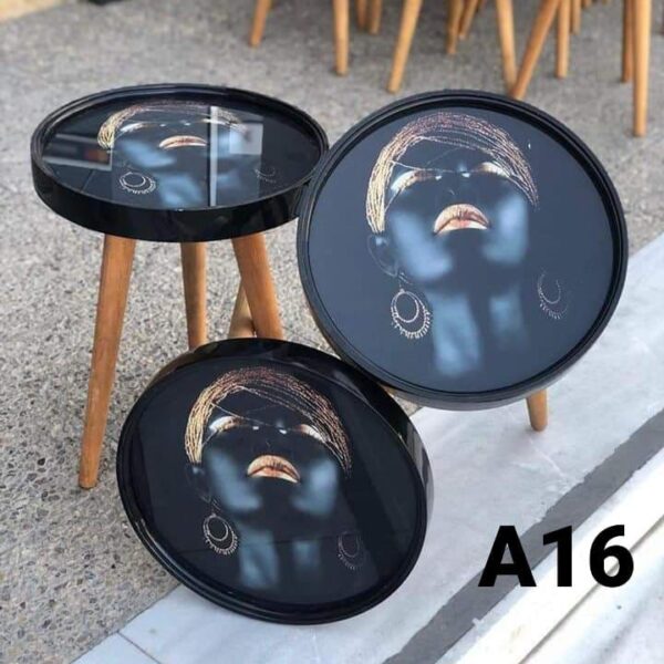 Marno 3D – Set of 3 Round Side Tables - Image 17
