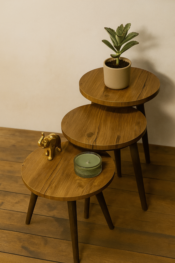 Marno – 3 Round Side Tables Set - Image 11