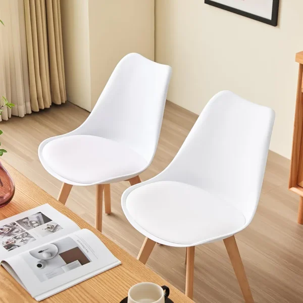 Modern Chair with Wooden Legs – Ergonomic Design & Multiple Colors - Image 12