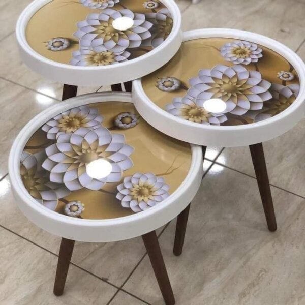 Marno 3D – Set of 3 Round Side Tables - Image 6