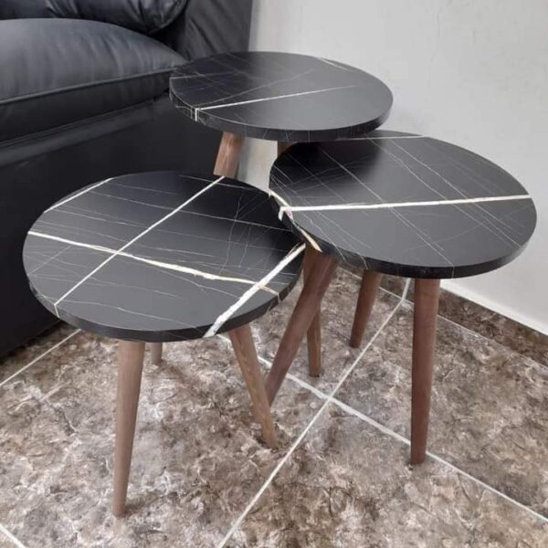 Marno – 3 Round Side Tables Set - Image 9