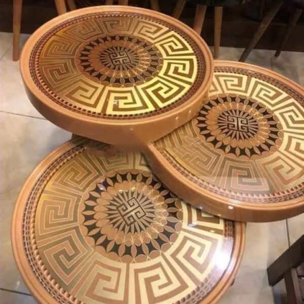 Marno 3D – Set of 3 Round Side Tables - Image 23