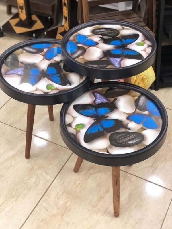 Marno 3D – Set of 3 Round Side Tables - Image 10