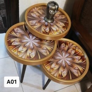 Marno 3D – Set of 3 Round Side Tables