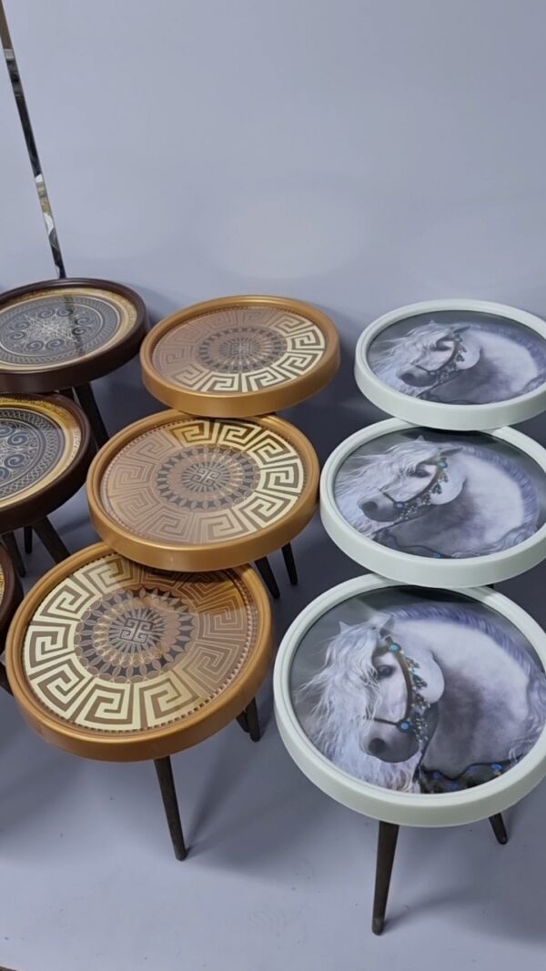 Marno 3D – Set of 3 Round Side Tables - Image 28
