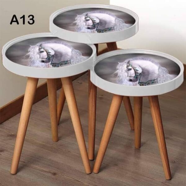 Marno 3D – Set of 3 Round Side Tables - Image 14