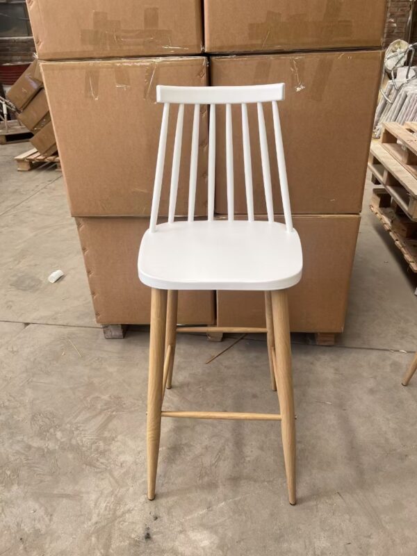 Modern Bar Chair with Steel Legs - Image 5