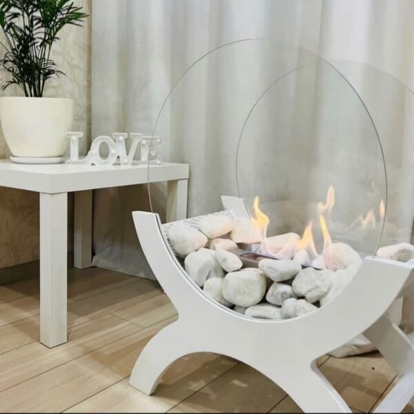 Mini Decorative Ethanol Fireplace – Portable & Elegant - Image 3