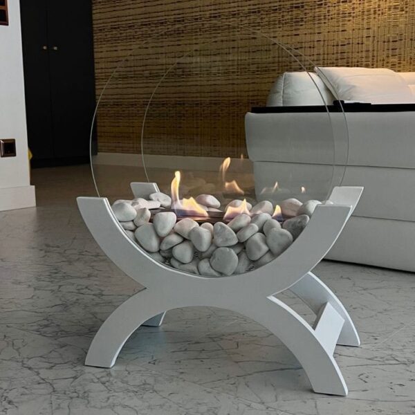 Mini Decorative Ethanol Fireplace – Portable & Elegant - Image 4