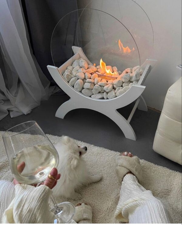 Mini Decorative Ethanol Fireplace – Portable & Elegant - Image 5