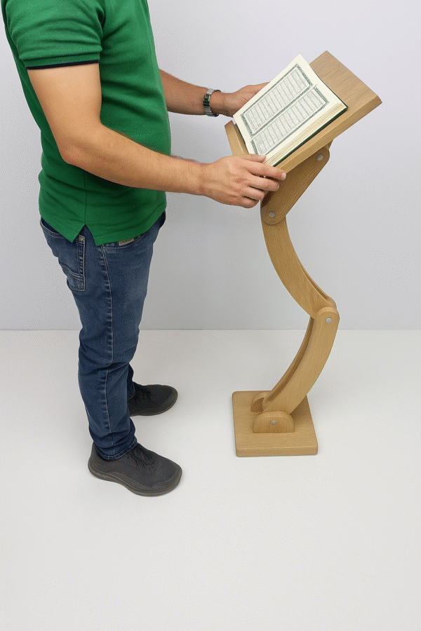 Adjustable Multi-Position Quran Stand - Image 5